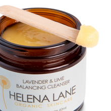 Load image into Gallery viewer, HELENA LANE LAVENDAR AND LIME BALANCING CLEANSER - 60ML JAR
