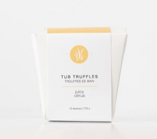 Load image into Gallery viewer, All things Jill tub truffles - juicy citrus

