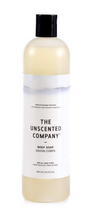 Load image into Gallery viewer, The unscented company body soap 500ml front of bottle