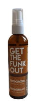 Load image into Gallery viewer, Get the Funk Out Deodorizer 4oz. bottle - cedarwood orange
