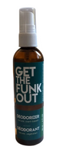 Load image into Gallery viewer, Get the Funk Out Deodorizer 4oz. bottle - eucalyptus mint
