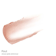 Load image into Gallery viewer, Jane Iredale Lip Drink Pout SWATCH - SHEER PINK SHIMMER