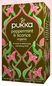 Pukka Tea - peppermint and licorice