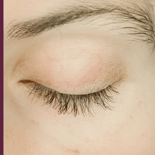 Load image into Gallery viewer, Close-up of a person&#39;s eye with long eyelashes
