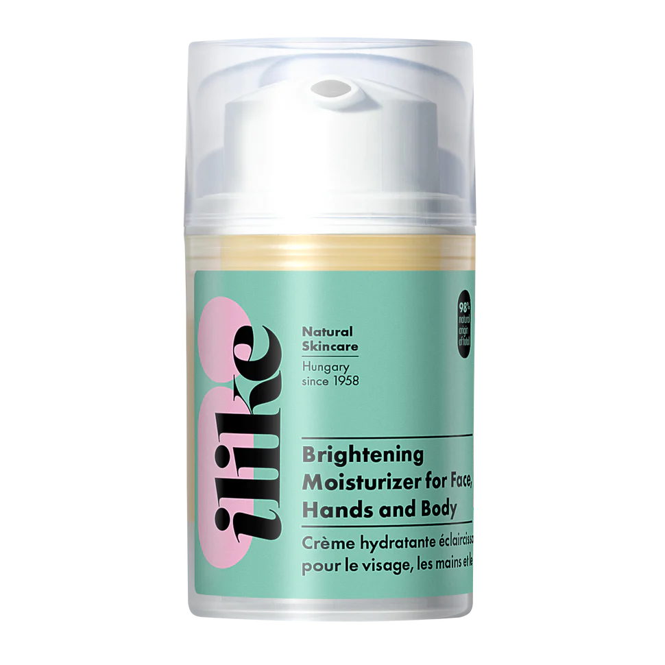 like Brightening Moisturizer for Face, Hands and Body in eco-friendly jar, lightweight cream that hydrates, brightens, and evens skin tone naturally