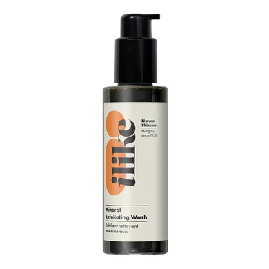 Mineral Exfoliating Wash in a pump container, gentle gel exfoliant with minerals and botanicals to purify and clarify oily or sensitive skin