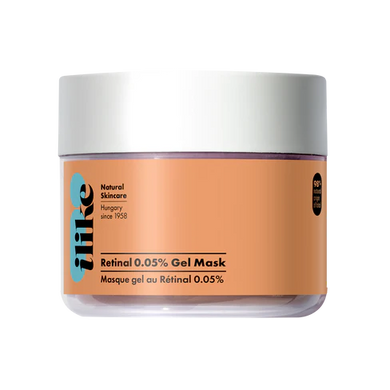 “Ilike Organic Skin Care Retinol Mask – nourishing anti-aging facial mask with natural botanical retinol alternative, smooth creamy texture in glass jar.”