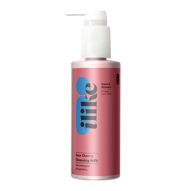 Cleanse gently with Ilike Sour Cherry Cleansing Milk. Infused with antioxidant sour cherry and blackthorn, it removes makeup, purifies pores, and hydrates skin without stripping in a pump bottle
