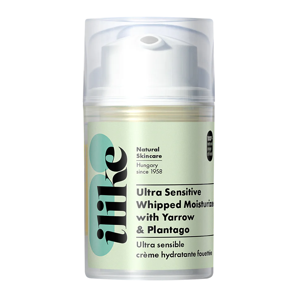 Ilike Ultra Sensitive System Whipped Moisturizer with Yarrow & Plantago in a pump container