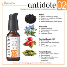 Load image into Gallery viewer, ANTIDOTE 02- HIGH PERFORMANCE NATURAL ANTI-AGING COMPLEX

