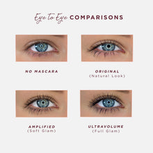 Load image into Gallery viewer, photo of Comparison of different results achieved with different Blinc mascaras
