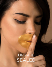 Load image into Gallery viewer, HADAKA 24KT GOLD LIP MASK LIPS ARE SEALED
