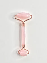 Load image into Gallery viewer, HADAKA WANDLOVE ROSE QUARTZ FACIAL ROLLER - DOUBLE SIDED
