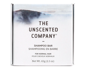 The unscented company shampoo bar