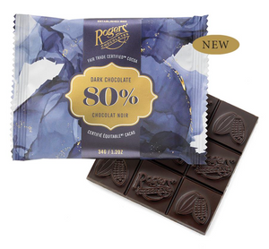 Roger's chocolates - 80% dark chocolate chocolate bar