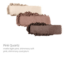 Load image into Gallery viewer, PurePressed Eye Shadow Trio - pink quartz swatch
