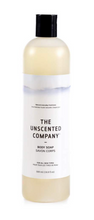 Load image into Gallery viewer, The unscented company body soap 500ml front of bottle
