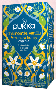 Pukka Tea - chamomile, vanilla and Manuka honey