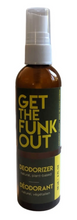 Load image into Gallery viewer, Get the Funk Out Deodorizer 4oz. bottle - coconut lemon
