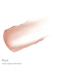 Load image into Gallery viewer, Jane Iredale Lip Drink Pout SWATCH - SHEER PINK SHIMMER
