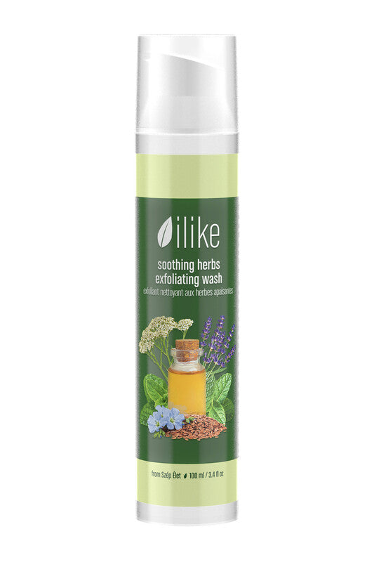 Soothing herb exfoliating wash by Ilike
